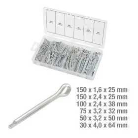 Assortiment de goupilles fendues 550 pièces KS TOOLS 970.0080 