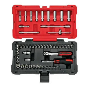 Coffret de douilles et accessoires 12 pans 1/4" 54 pièces KS TOOLS 922.0655 