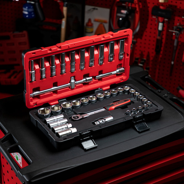 Coffret de douilles et accessoires ULTIMATE 1/2'', 39 pièces KS TOOLS 922.0639 
