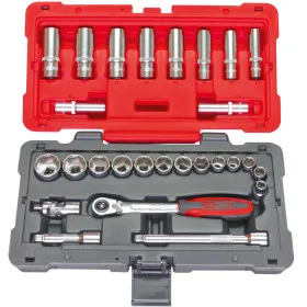 Coffret de douilles et accessoires ULTIMATE 3/8", 27 pièces KS TOOLS 922.0627 