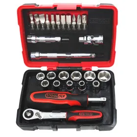 Coffret de douilles et accessoires ULTIMATE® 1/4'', 27 pièces KS Tools 922.0626 