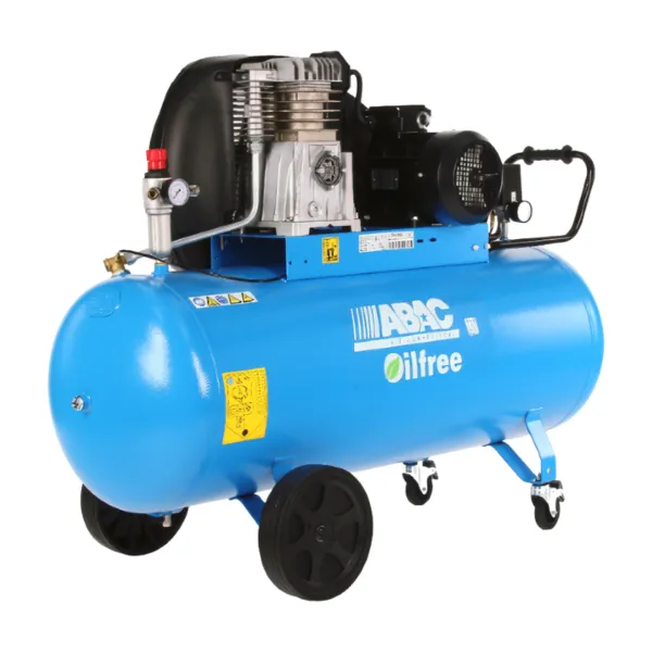 Compresseur d'air à piston 200L 3 CV 10 BAR Série zero PRO A39B-0 200 CT3 ABAC 4116000289