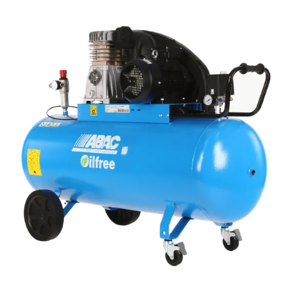 Compresseur d'air à piston 200L 3 CV 10 BAR Série zero PRO A39B-0 200 CT3 ABAC 4116000289