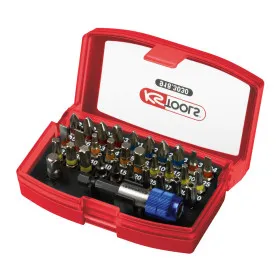 Coffret d'embouts de vissage code couleur Torsionpower 1/4" 32 pièces KS TOOLS 918.3030 