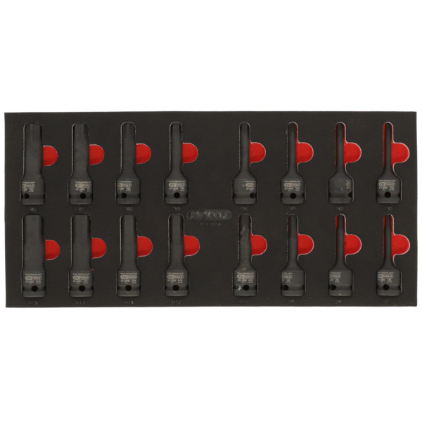 Composition d'outils de service rapide 5 tiroirs pour servante, 283 pièces KS TOOLS 714.0283 