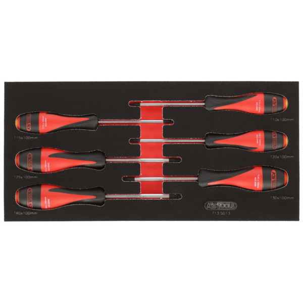 Composition d'outils de service rapide 5 tiroirs pour servante, 283 pièces KS TOOLS 714.0283 