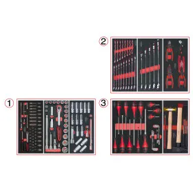 Composition d'outils pour servante 158 pièces KS TOOLS 714.0158 