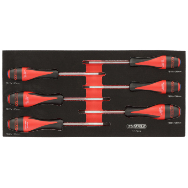 Module de tournevis ULTIMATE TORX percée, 6 pièces KS TOOLS 713.5014 