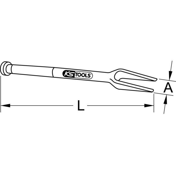 Chasses-rotules à frapper KS TOOLS 670.0092 