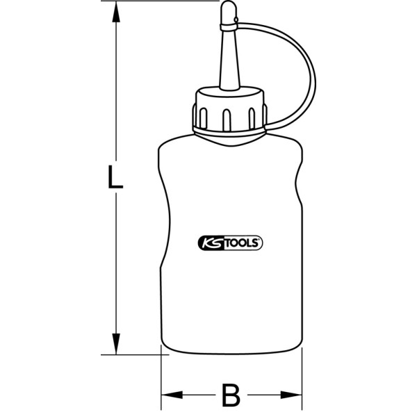 Huile KS TOOLS 100ml spéciale pneumatique 515.3361 