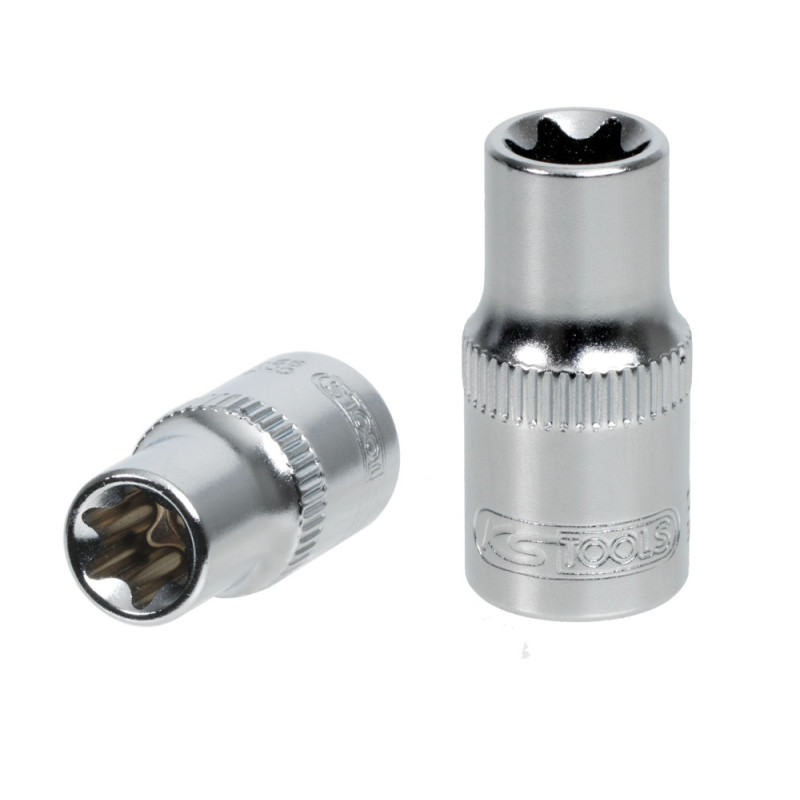 Douille 1/4'' 6 Mm 12 Pans KS Tools Ultimate - Chrome Vanadium, Finition Satinée - Pour Vis De Petit Diamètre - 10