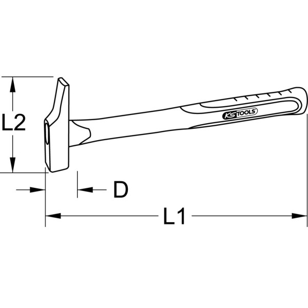 Marteaux de menuisier tri matière KS TOOLS