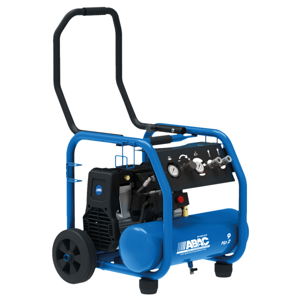 Compresseur d'air portable et silencieux sans huile 9L 2 Cv 9 Bar Série OS ABAC 1129740300