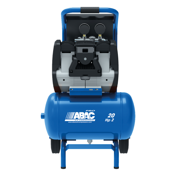 Compresseur d'air portable et silencieux sans huile 20L 2 Cv 9 Bar Série OS ABAC 1129740336