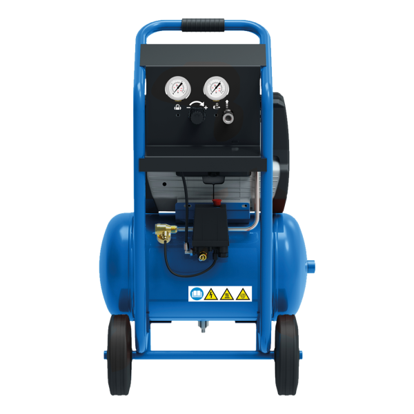 Compresseur d'air portable et silencieux sans huile 20L 2 Cv 9 Bar Série OS ABAC 1129740336