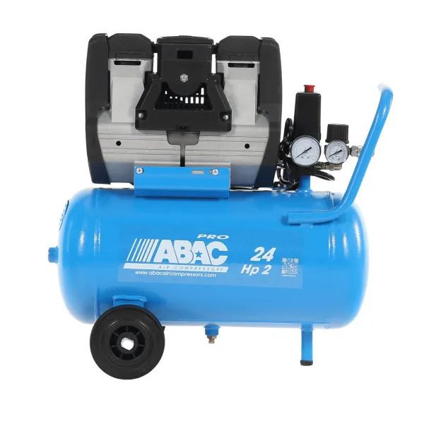 Compresseur d'air portable et silencieux sans huile 24L 2 Cv 9 Bar Série OS ABAC 1129740297