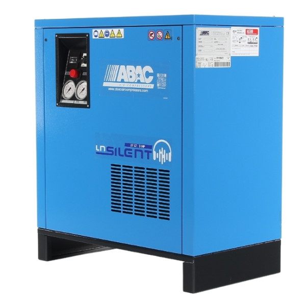 Compresseur d'air silencieux 27L 3 Cv 10 Bar Gamme LN ABAC 4116026329
