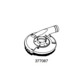 Carter Collecteur Poussière - Meule À Surfacer Ø125 Hikoki - 377087