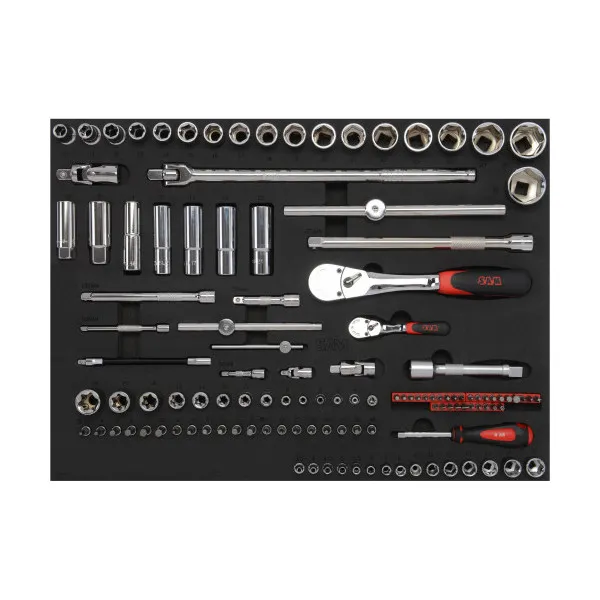 Servante Servi-630N - 6 Tiroirs - 200 Outils - Maintenance Industrielle Sam Outillage - Cpp-200M4