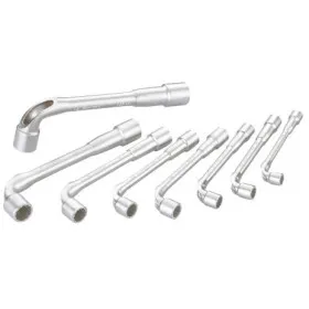 Cle A Pipe Debouchee 6/12 Pans De 8 A 24 Mm - Jeu De 8 Sam Outillage 93-J8