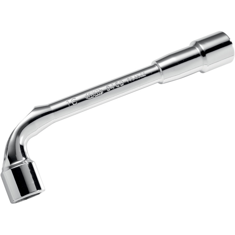 Clé à Pipe Débouchée Ribitech 24 Mm - Extrémités 12 Et 6 Pans, Chrome Vanadium - PRCLEPIP24/B - 3