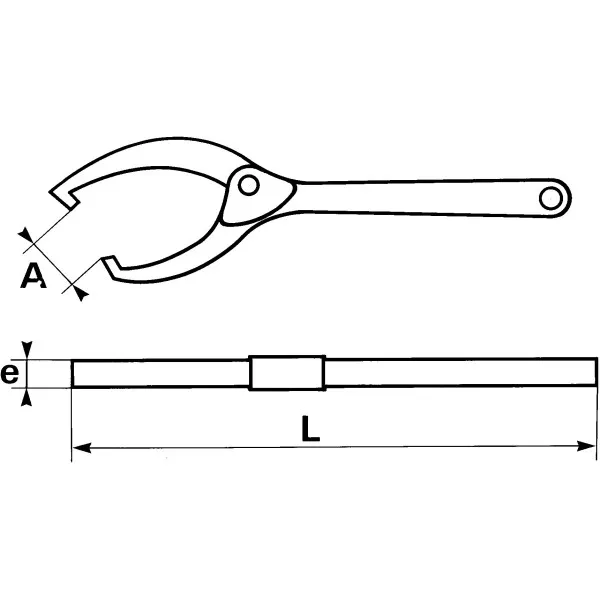 Cle A Ergots Extensible Sam Outillage 115