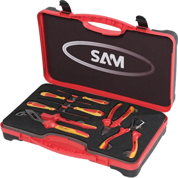 Outils Isoles 1000 Volts - 3 Pinces Et 4 Tournevis Sam Outillage Ztb-J7Ti