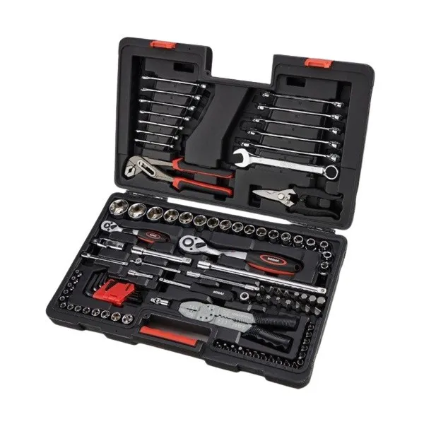 Coffret Multi-Outils 1/4'' 1/2'' + Cles + Pinces - 100 Pce