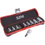 Douille Tournevis 6 Pans 1/2'' - Coffret De 9 Sam Outillage Sc-J9Box