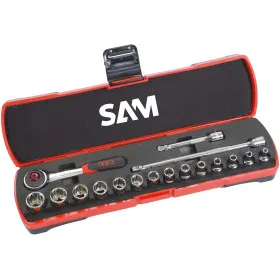 Douille Tout Profil Carre 1/4'' En Coffret Sam Outillage 73-Crdh-18