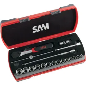 Douilles Et Accessoires 3/8'' - Coffret De 19 Sam Outillage 74-J19