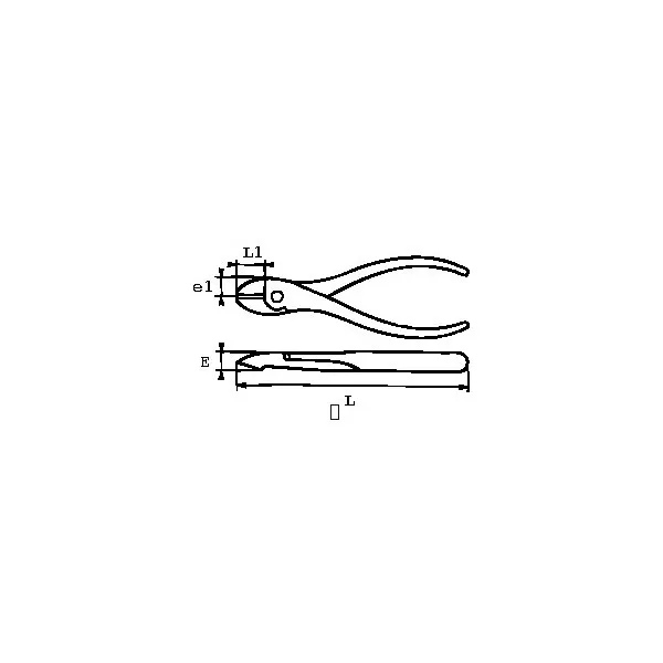 Pince Coupante Diagonale Electricien Ressort 165 Mm Sam Outillage 234-R16G