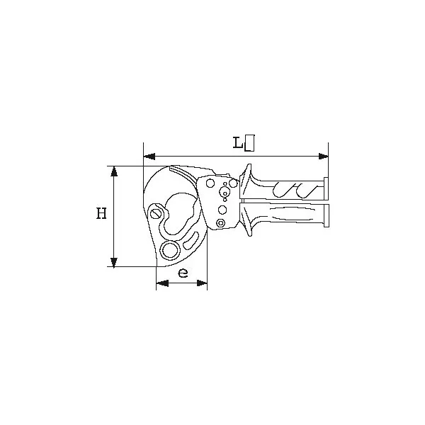 Coupe Cable A Cremaillere Sam Outillage 324-32