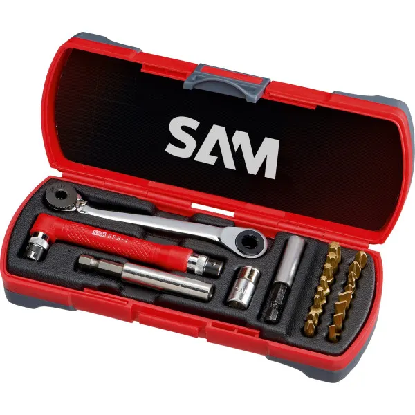 Embout De Vissage 1/4'' Au Titane - Coffret De 21 Sam Outillage E-125-J21