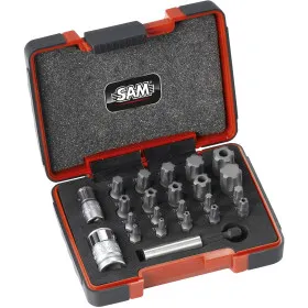 Embout Torx Et Torx Plus Avec Adaptateurs - Coffret De 23 Sam Outillage Emb-23Cx