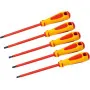 Tournevis Fente Et Phillips Isole 1000 Volts - Jeu De 5 Sam Outillage Ztb-Pj5