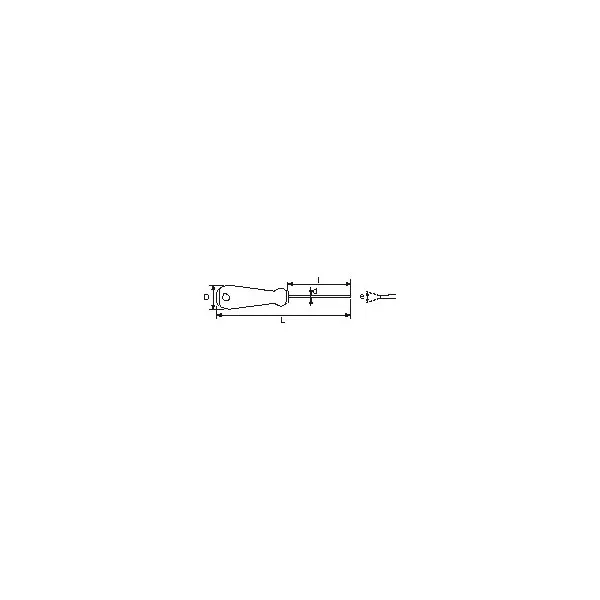 Tournevis Controleur 100-500V Sam Outillage 268-5Mt