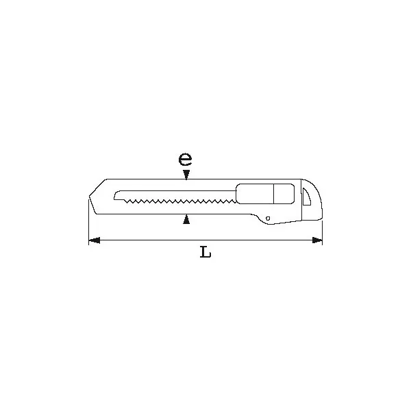 Cutter Bi-Matiere Lame Secable De 18 Mm Ultra Resistant Sam Outillage 378-9