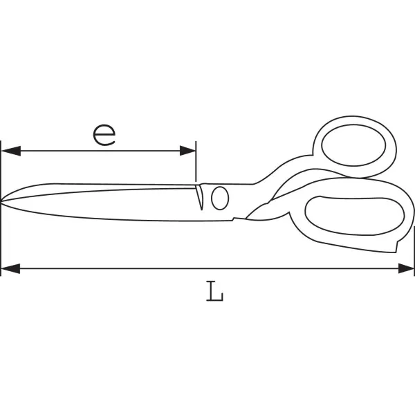 Ciseaux Electronicien Lames Longues Sam Outillage 326-13G