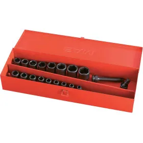 Douille A Chocs 1/2'' - Coffret 19 Outils De 9 A 32 Mm Sam Outillage 72-Ns19