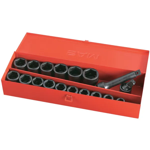 Outil Impact 3/4'' De 19 A 42 Mm - Coffret De 18 Sam Outillage 72-Nc18