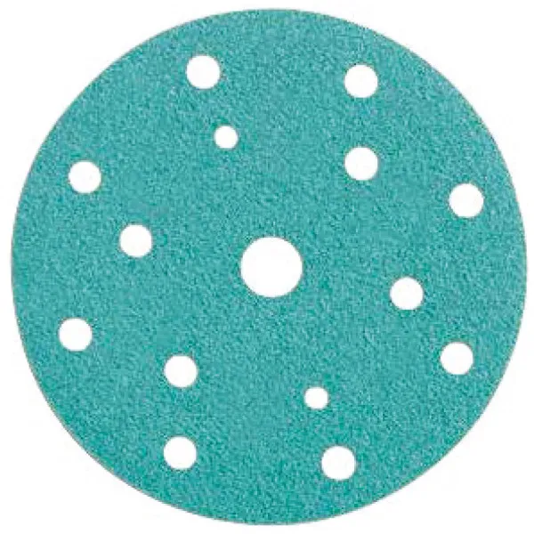 Papier Abrasive ''Green'' D77 Mm - Pas De Trous P80 100 Pcs Sam Outillage Ra077000080