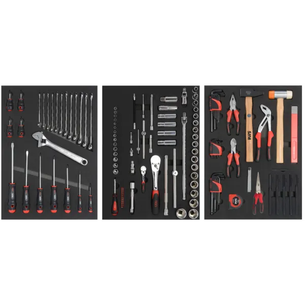Composition 135 Outils Module Mousse SAM Outillage - CPP-135PM