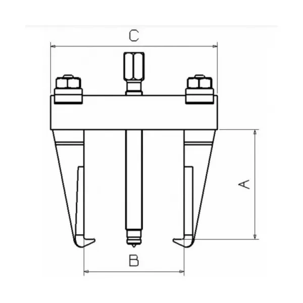 Extracteur 2 Bras Et Largeur Ajustable de 30 à 510 mm (selon modèle) SAM Outillage