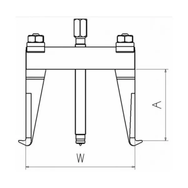 Extracteur 2 Bras Rigides 12 - 60mm - 1T SAM Outillage - EX-830