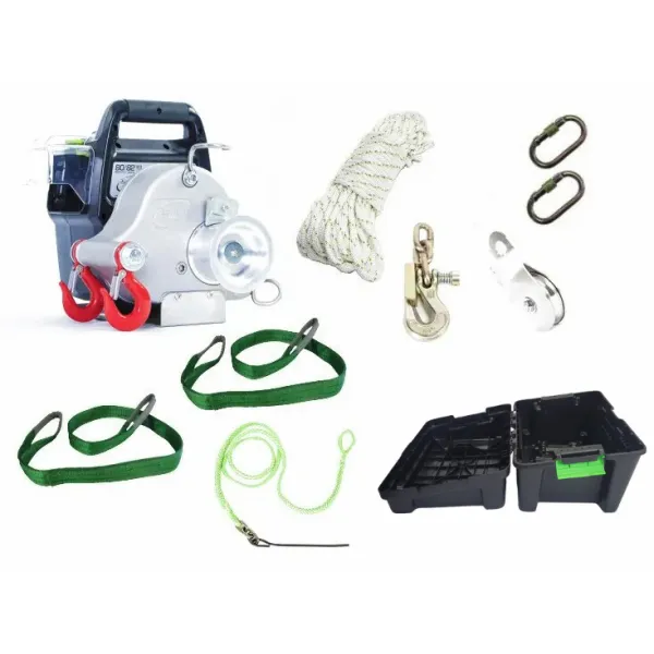 Kit chasse PCW3000-LI Treuil de tirage à batterie force 1000 KG Portable Winch PCW3000-LI-HK