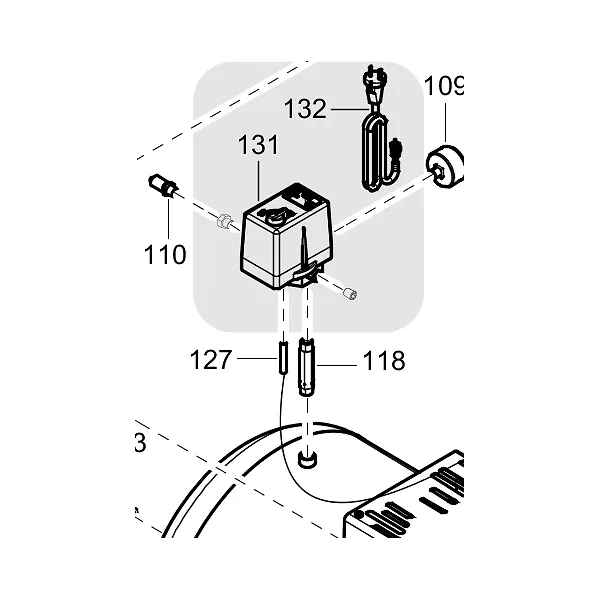 Pressostat 3/8" de rechange pour compresseur à pistons ABAC - 2236112290