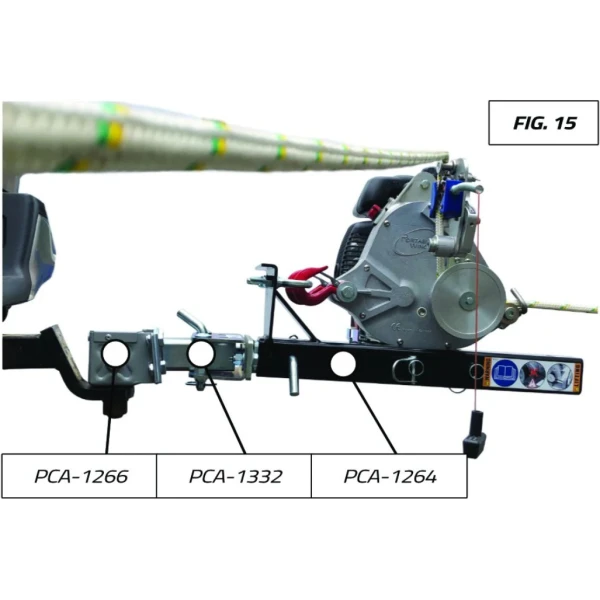 Ancrage pivotant pour supports de tire verticale Portable Winch - PCA-1332 - FIG15