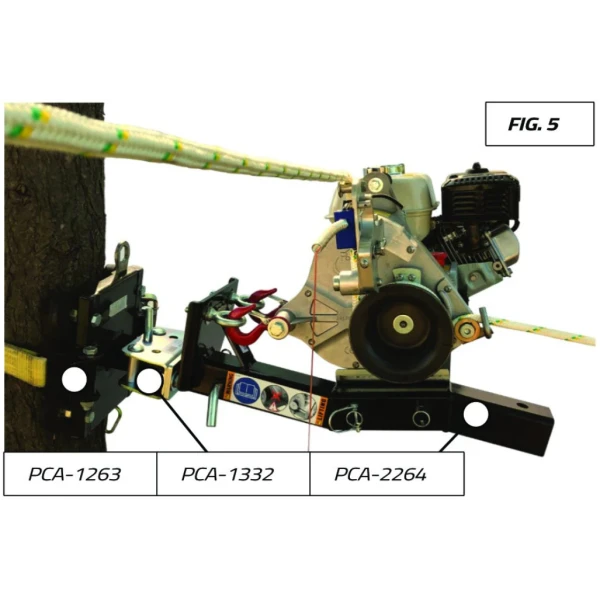 Ancrage pivotant pour supports de tire verticale Portable Winch - PCA-1332 - FIG5