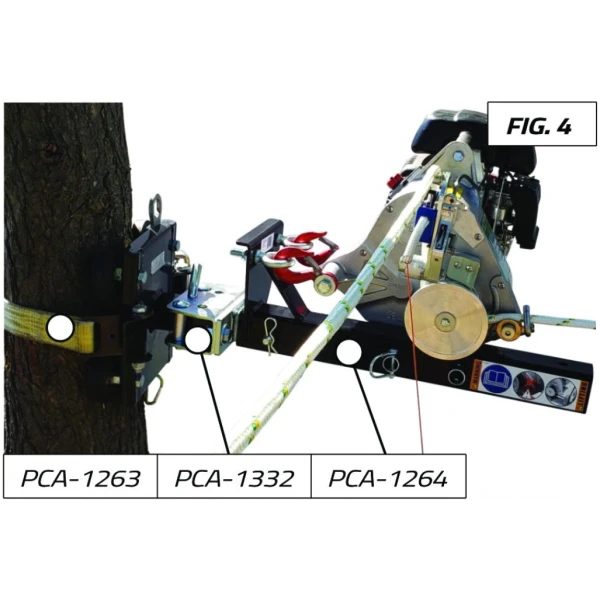 Ancrage pivotant pour supports de tire verticale Portable Winch - PCA-1332 - FIG4